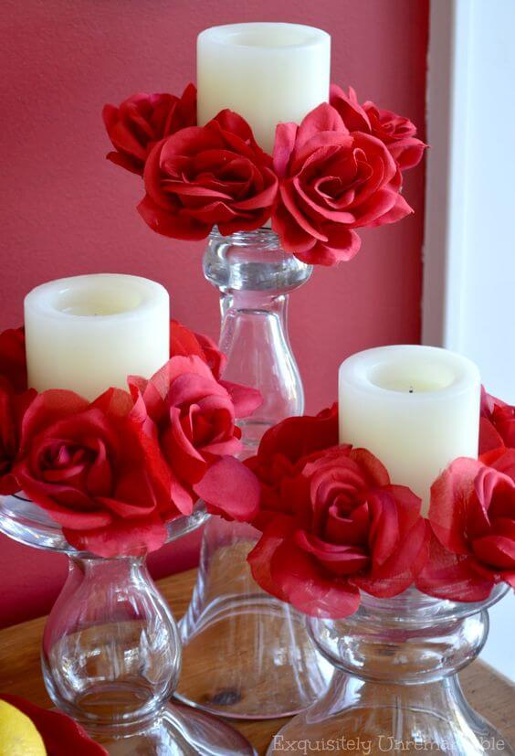 Valentine's Day ideas with rose decoration