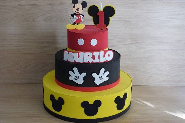 Mickey fake cake model