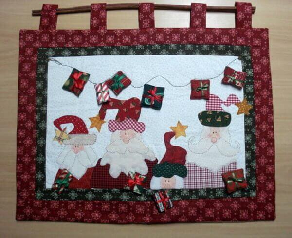 Fabric Christmas panel